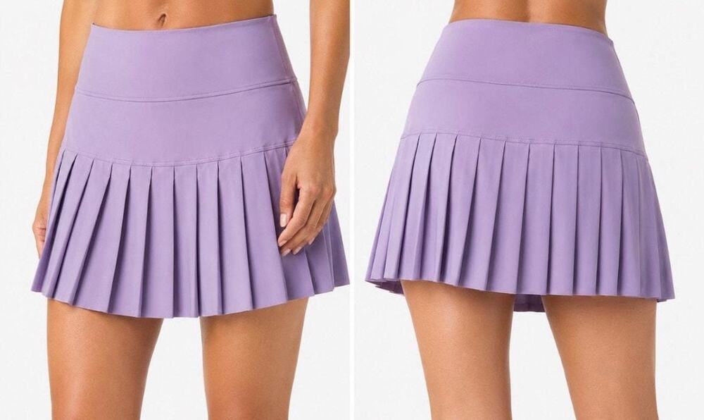 NWT Kyodan Women's Lilac Pleated Athletic
Tennis Golf Skort Size S